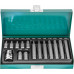 S29H4215S JONNESWAY Набор вставок-бит 10 мм  TORX® (30 и 75 мм), Т20-Т55, 15 предметов