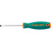 D71S6100 JONNESWAY Отвертка стержневая шлицевая ANTI-SLIP GRIP, SL6.5х100 мм