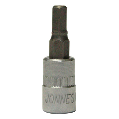 S09H205 JONNESWAY Торцевая головка 1/4"DR с шестигранной вставкой Hex 5 мм, L-37 мм