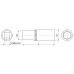FS11210 Thorvik Головка торцевая глубокая 1/2" 10 мм
